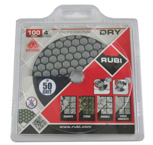 Bilde av Rubi polerpad tørr GR.50 Ø100mm