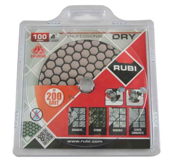 Bilde av Rubi polerpad tørr GR.200 Ø100mm