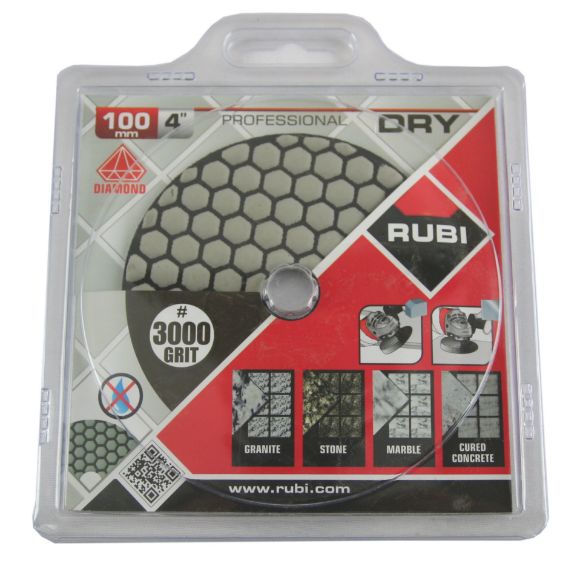 Bilde av Rubi polerpad tørr GR.3000 Ø100mm