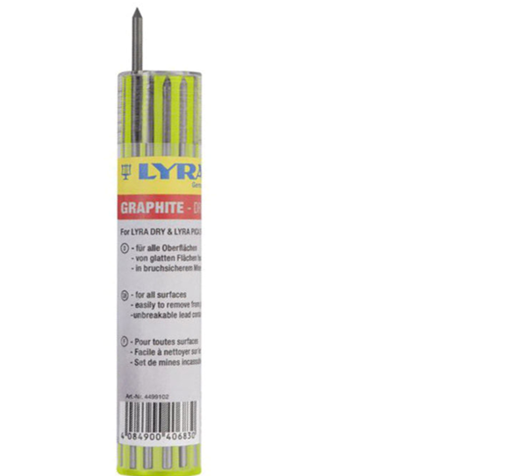Bilde av Lyra Dry reservestift Graphite pk. a 12 stift