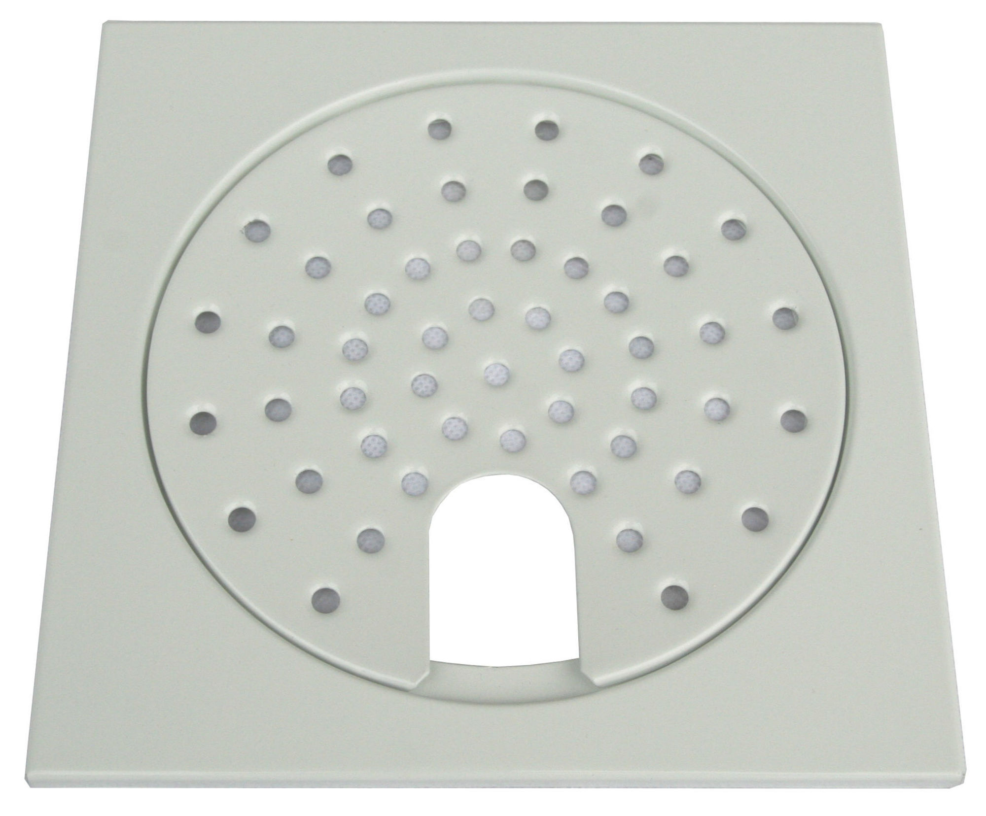 Bilde av Slukrist 20 x 20 cm hvit m uthugg 6mm jordet