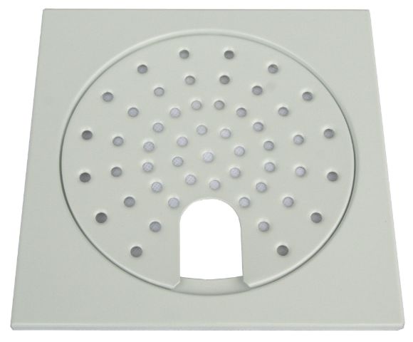 Bilde av Slukrist 20 x 20 cm hvit m uthugg 6mm jordet