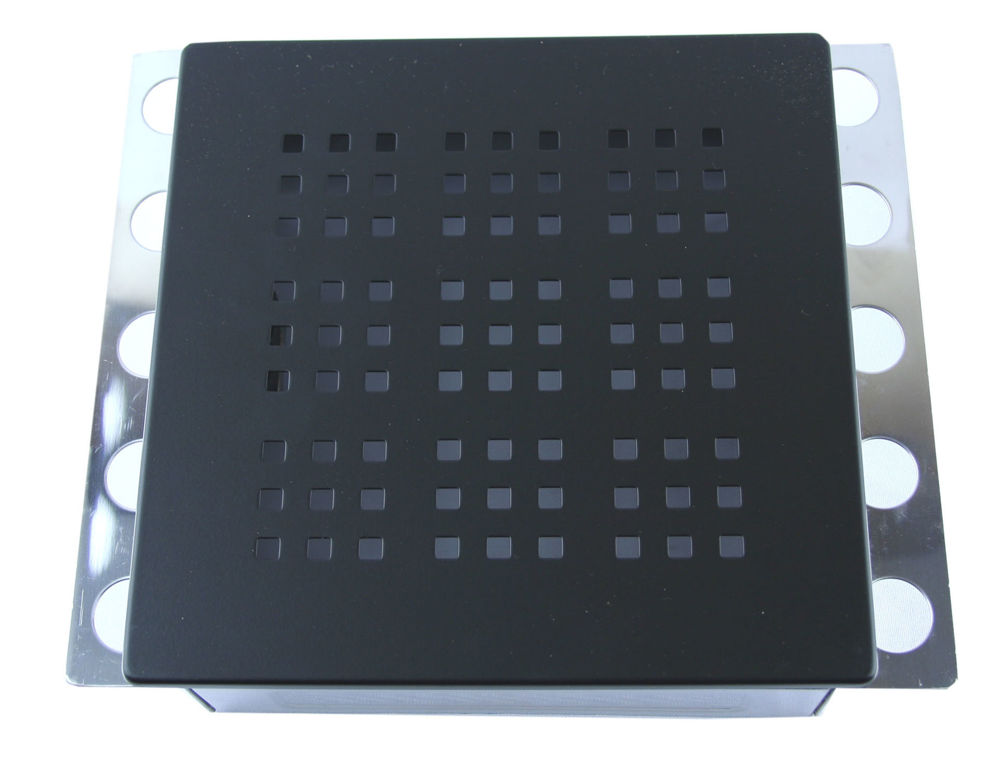 Bilde av NT designluke Kvadrat 20x20 svart matt