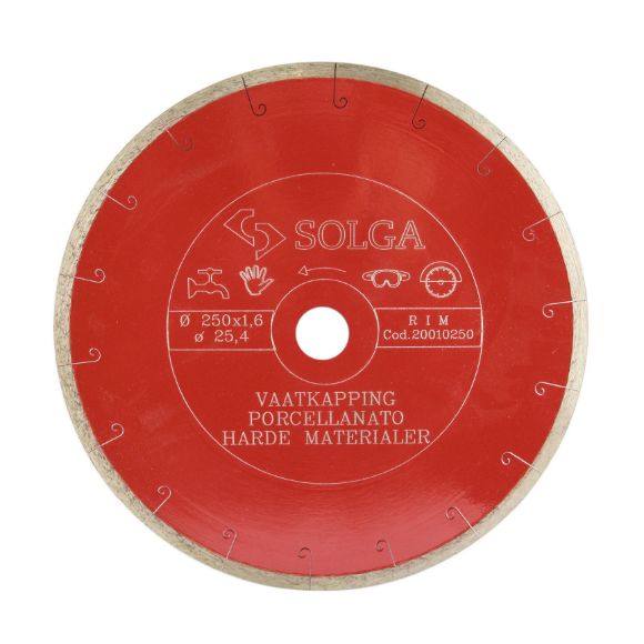 Bilde av Solga diam.blad 250x25,4 helbane våt harde materialer