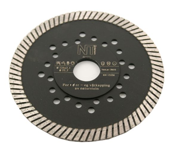 Bilde av NT super turbo diamantblad for naturstein 125x22,5