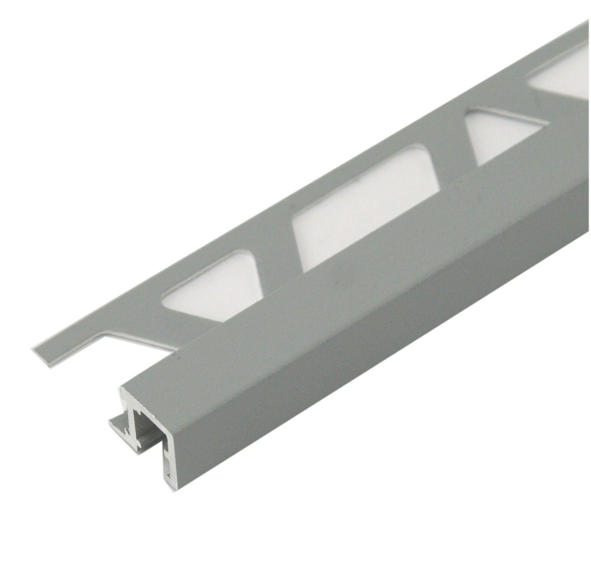 Bilde av Squarejolly 10mm sementgrå matt alu 2,7m