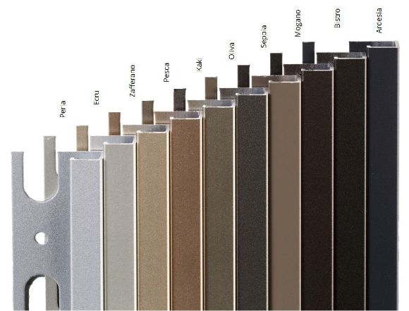 Bilde av Hjø.list firkant zqvn/10  color coated alum. ecru 270cm, Profilpas