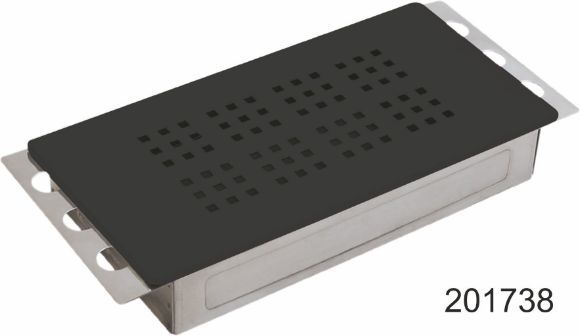 Bilde av VENTIL LUKE 15X30CM SIRIUS SORT MATT, AQUALEX