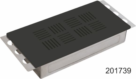 Bilde av VENTIL LUKE 15X30CM STRATOS SORT MATT, AQUALEX