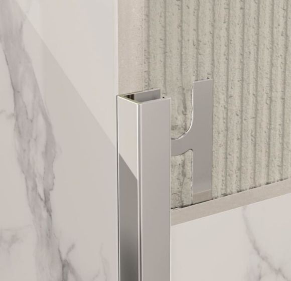 Bilde av HJØRNELIST FIRKANT ZQBN/12 ALUMINIUM GULL POLERT 12,5MMX270CM, PROFILPAS