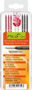 Bilde av Pica Refil kit Dry 8 stk. Grafitt, rød, hvit.