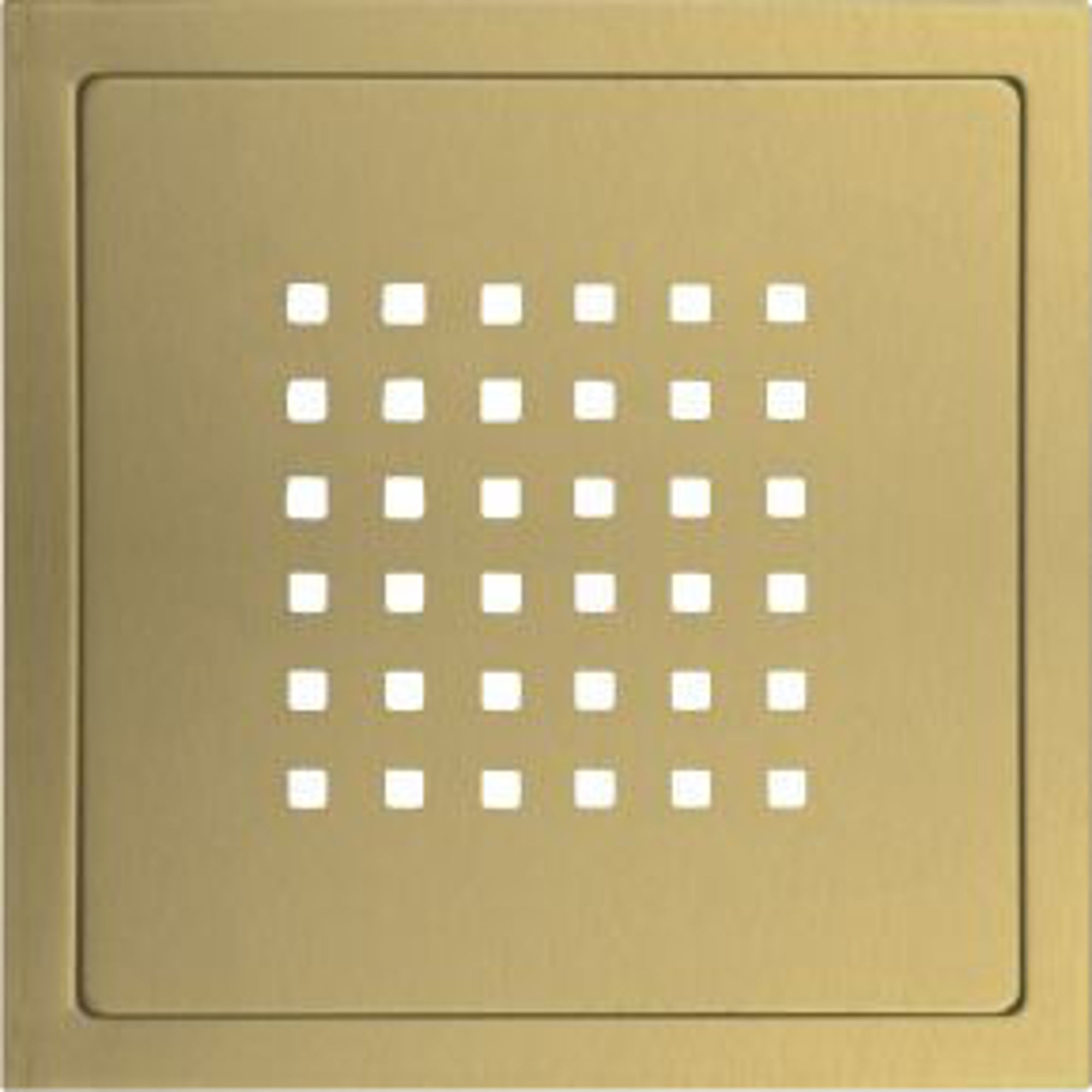 Bilde av SLUKRIST 20X20CM SIRIUS MESSING, AQUALEX