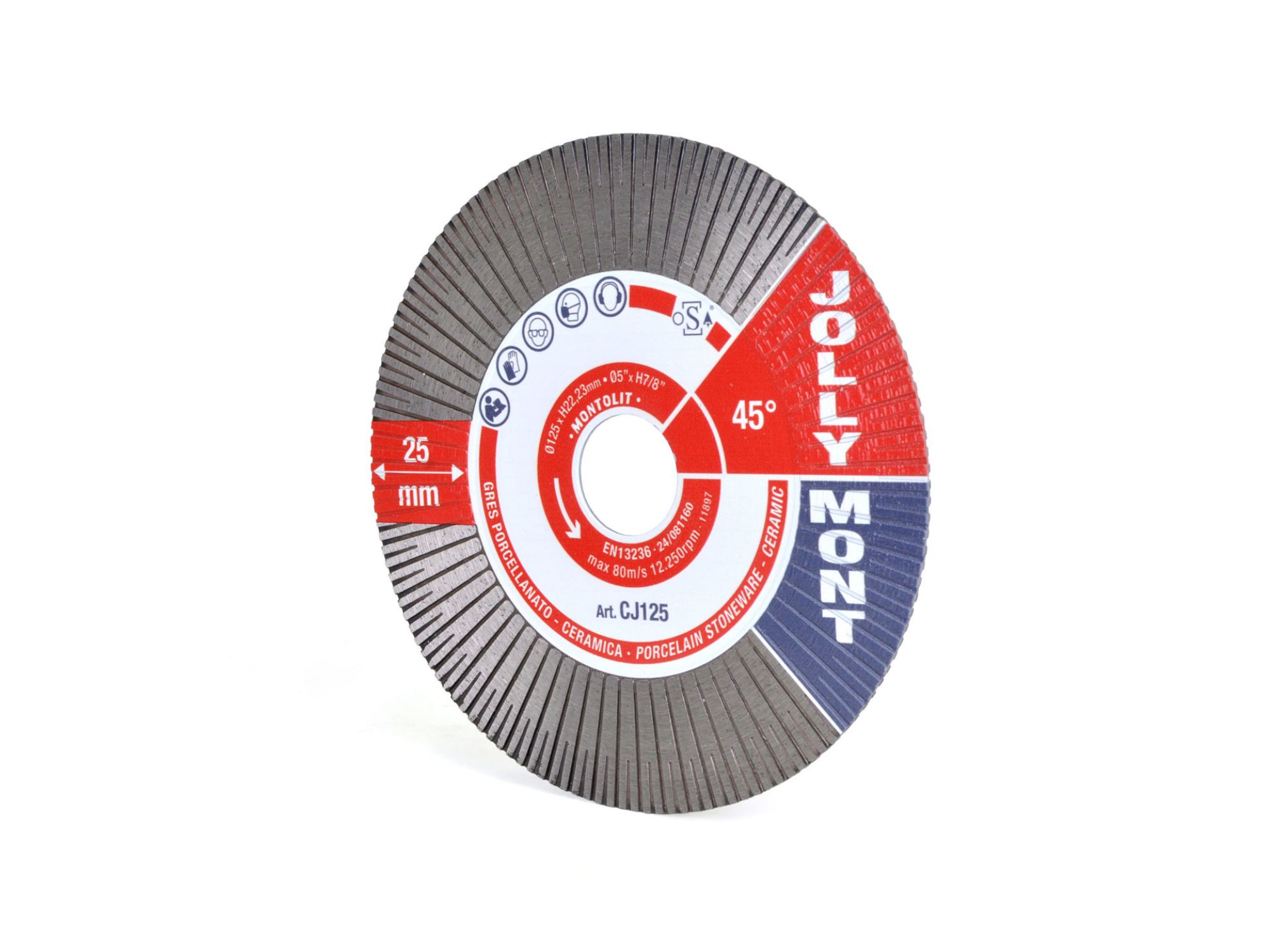 Bilde av Montolit diamantblad jolly, 125x1,6x25x22,2mm