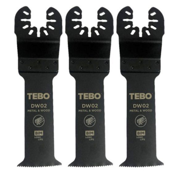 Bilde av Tebo Multisagblad DW02 35X68 Bimetall 3Pk