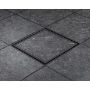 Bilde av Tebo slukrist Tile In mørk granitt 20x20cm