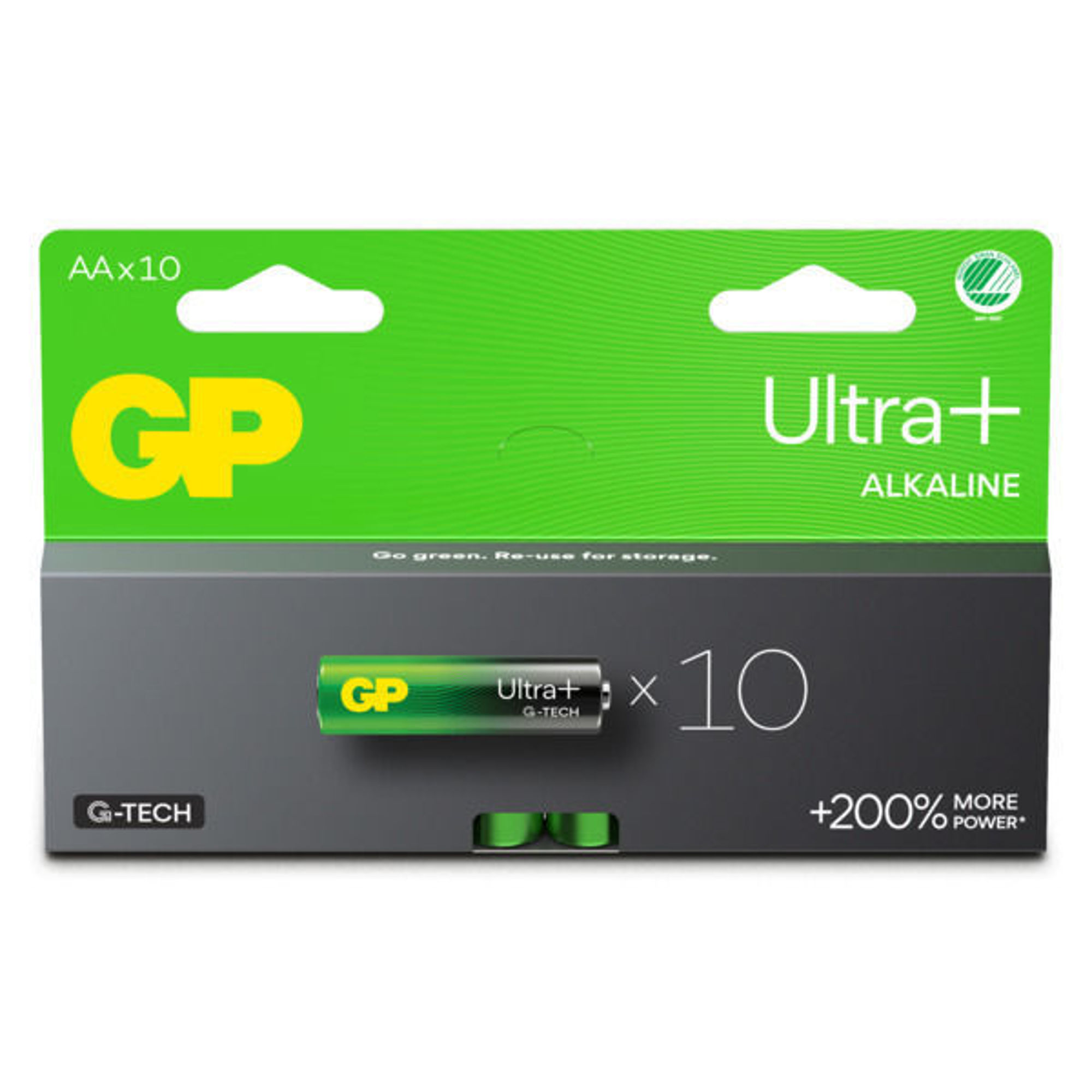 Bilde av Batteri Ultra Plus AA 10 pk Alkaline GP