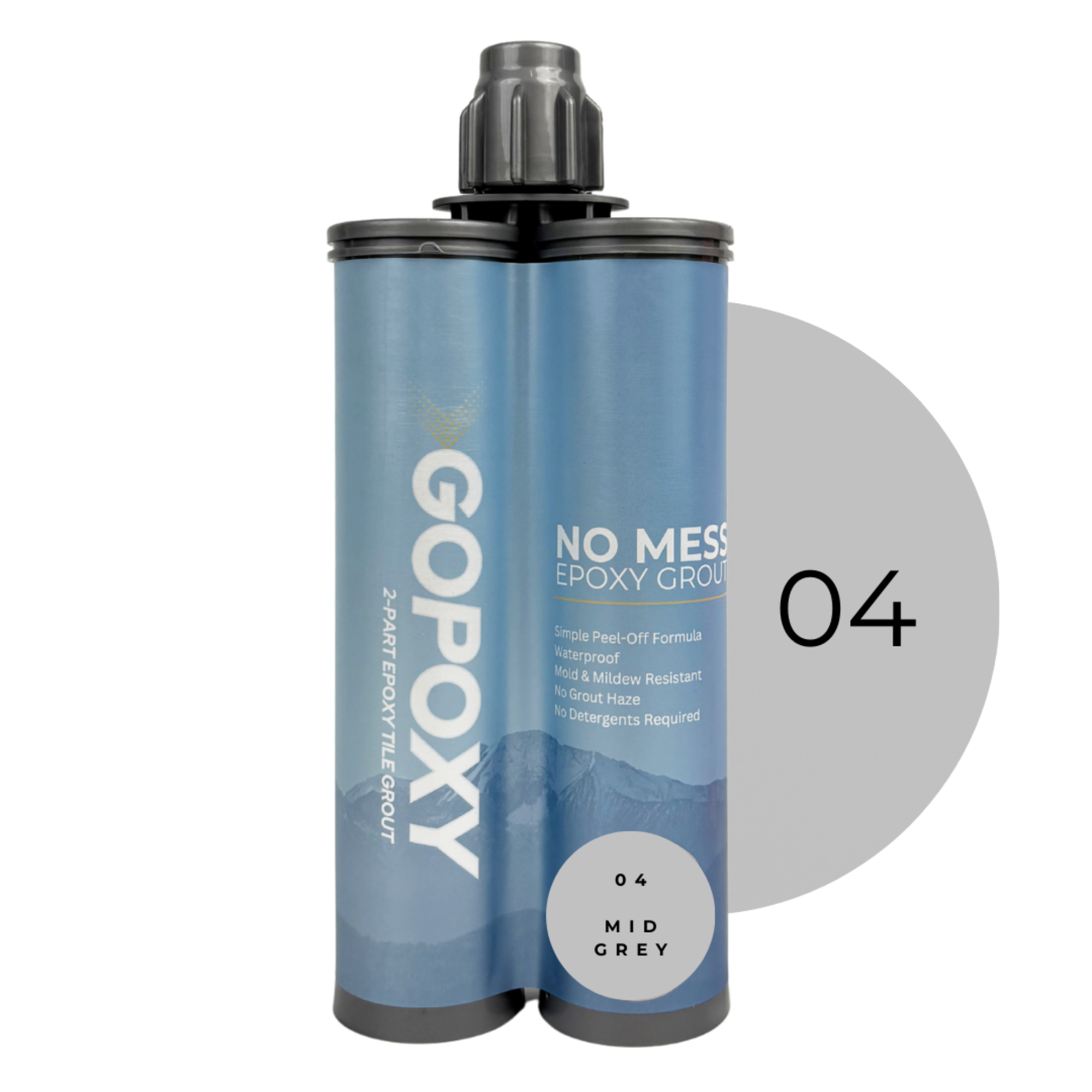 Bilde av GoPoxy Epoxyfug Mid Grey 400ml
