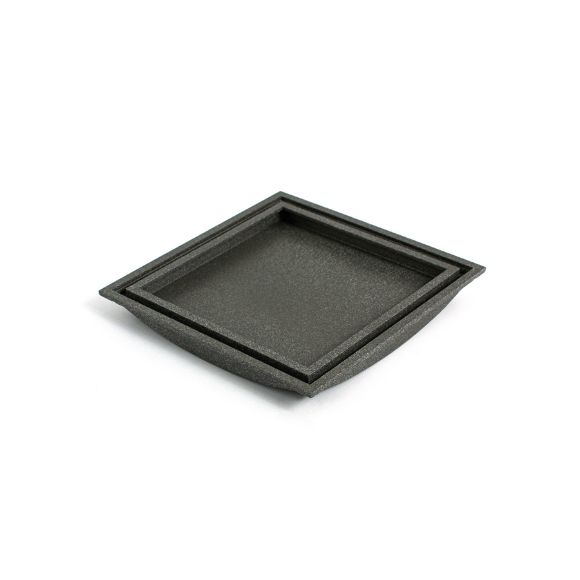 Bilde av Tebo slukrist Tile In mørk granitt 147 x147 mm