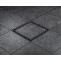 Bilde av Tebo slukrist Tile In mørk granitt 147 x147 mm