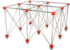 Bilde av Rubi utrekkbart arbeidsbord 120x120