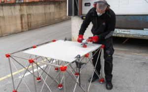 Bilde av Rubi utrekkbart arbeidsbord 120x120