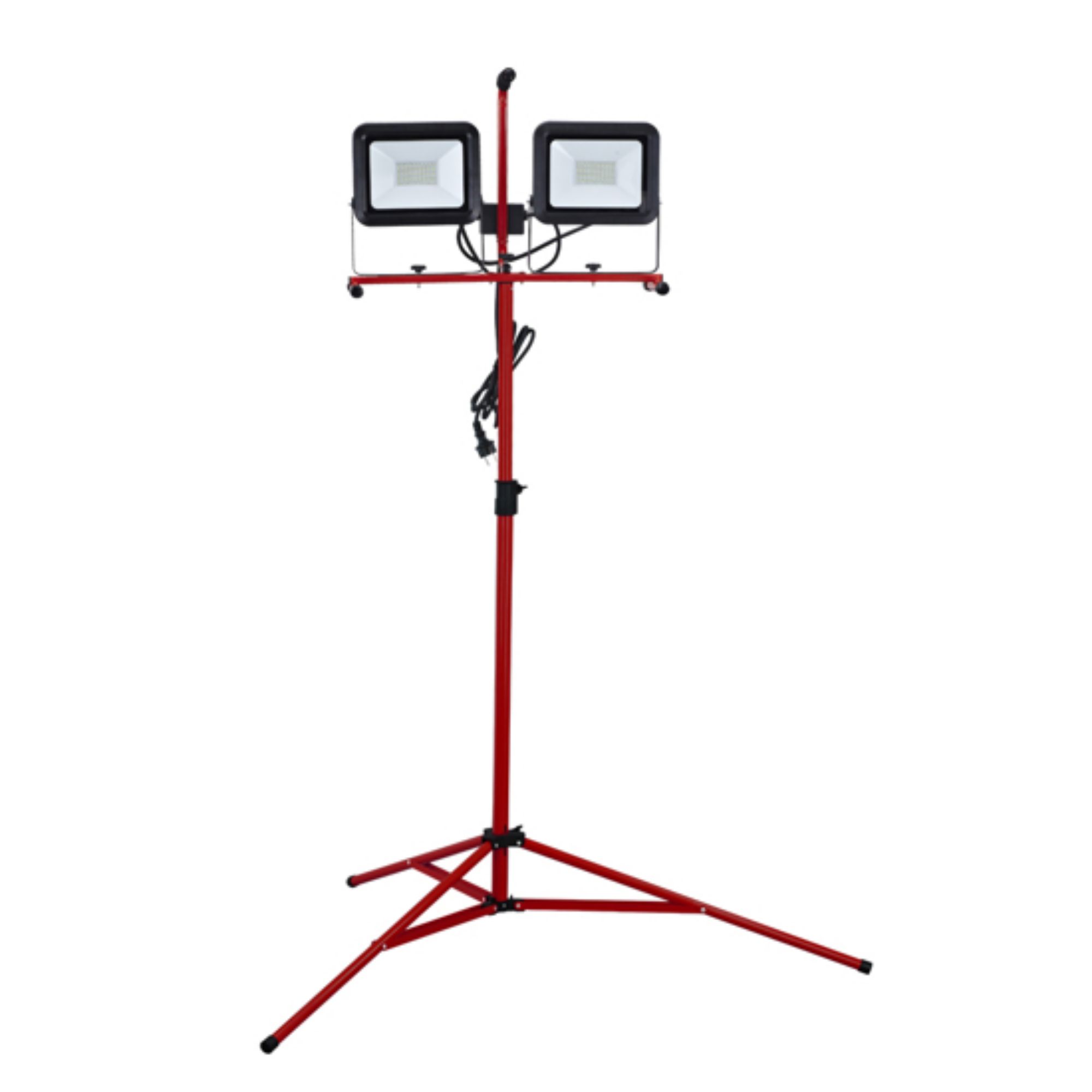 Bilde av Arbeidslampe LED 2 x 50W m/teleskopstativ