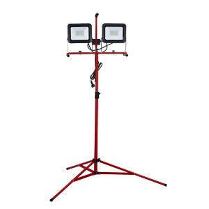 Bilde av Arbeidslampe LED 2 x 50W m/teleskopstativ