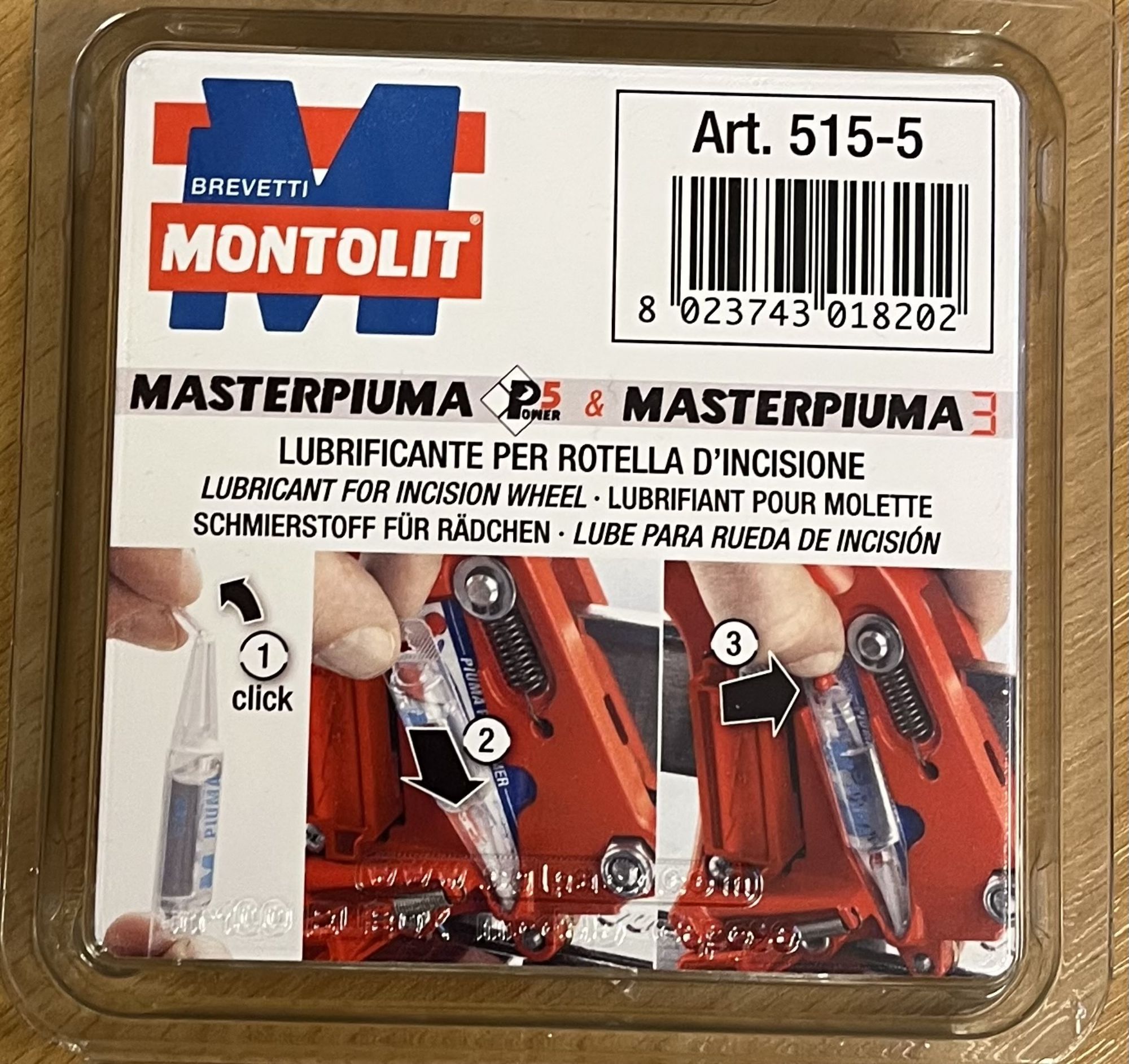 Bilde av Montolit olje til P3/P5 kutter 5 stk