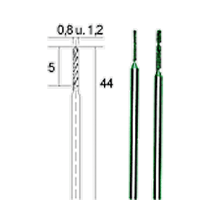 Bilde av Proxxon diamantbelagt spiralbor pkk a 2 stk