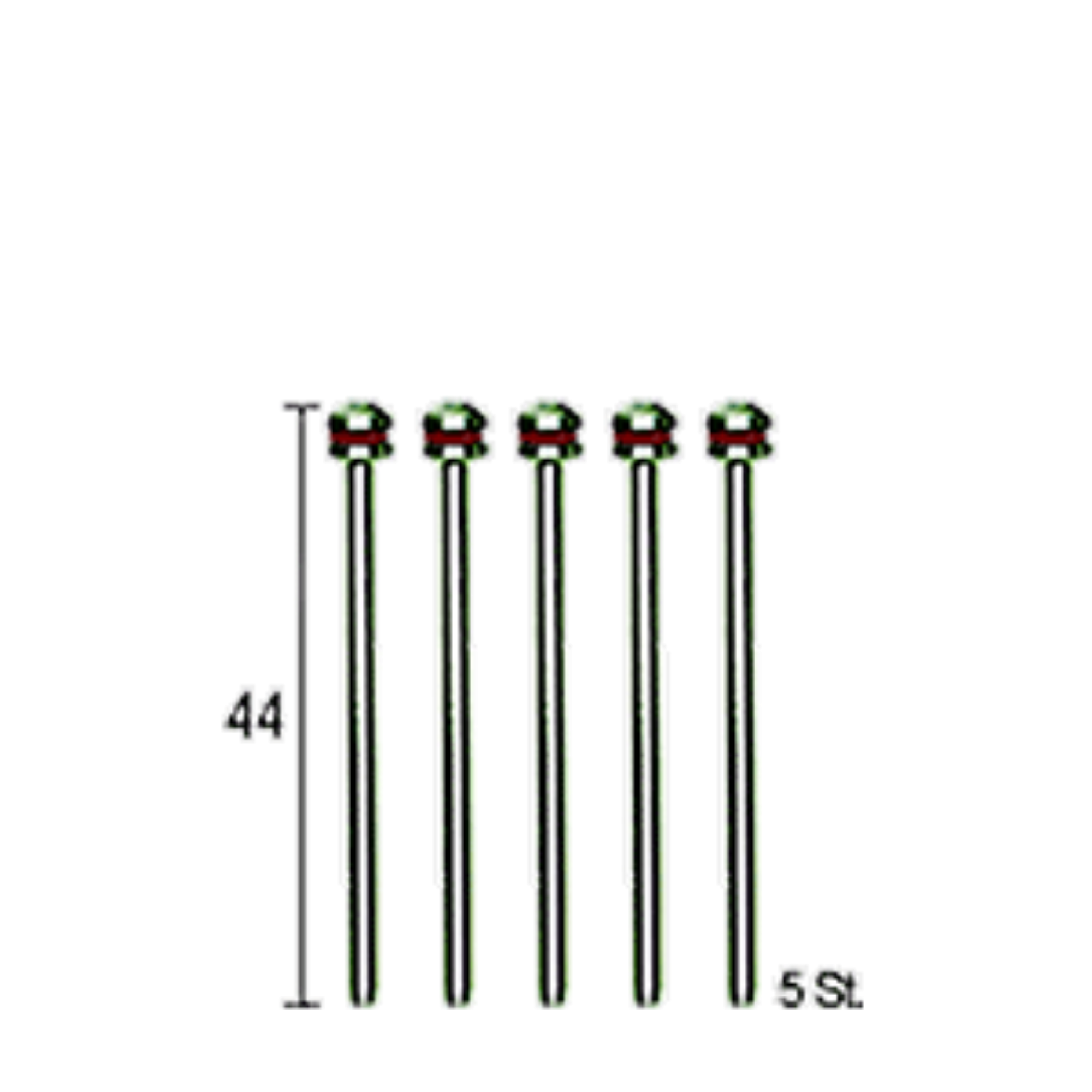 Bilde av Proxxon verktøyholder Ø2,35x44, pkk a 5 stk