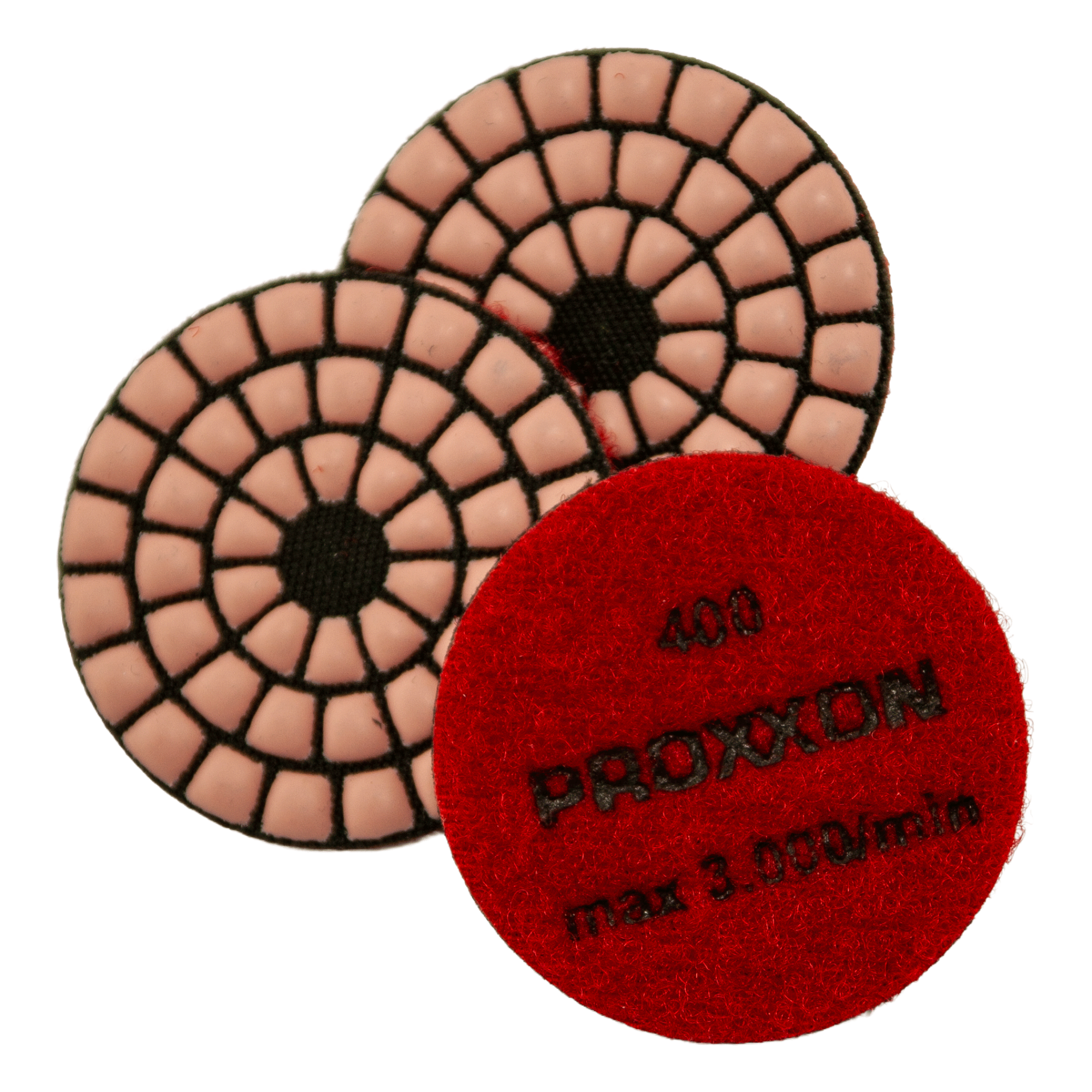 Bilde av Proxxon poleringspad Ø50, K400, pkk a 3 stk