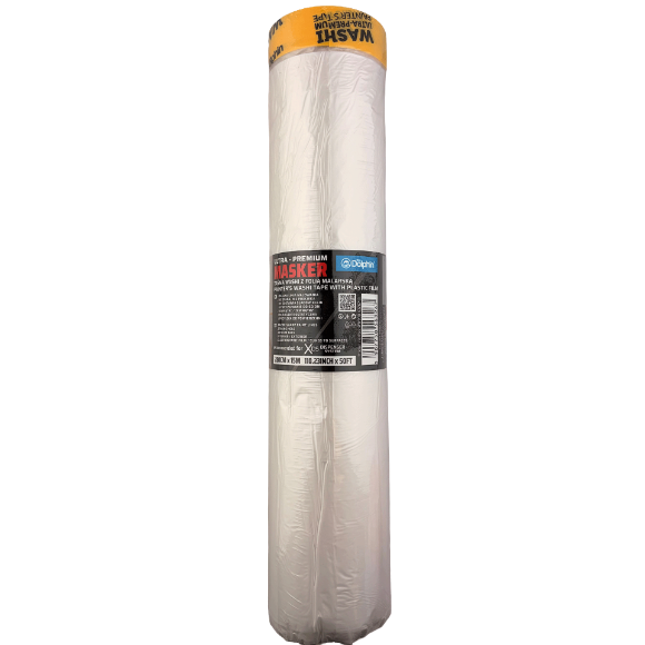 Bilde av Blue Dolphin dekkfolie og maskeringstape 280 cm x 15 m